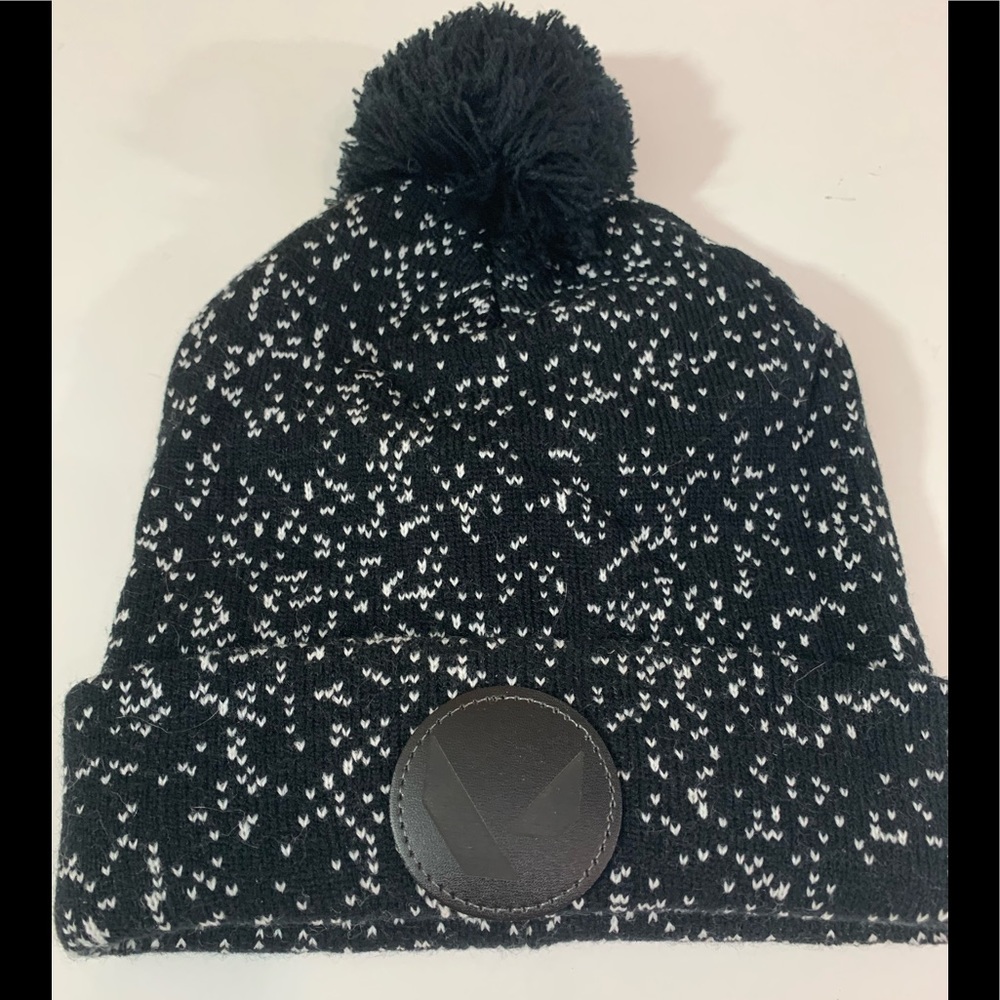 Riot Games Black & White Pom Pom Beanie